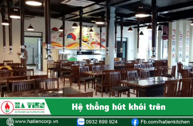 hệ thống hút khói trên