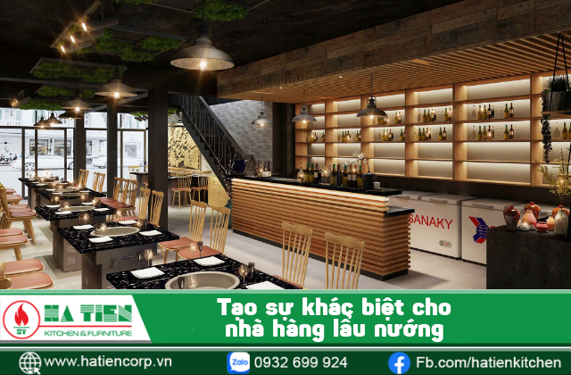 nhà hàng lẩu nướng cần có sự khác biệt