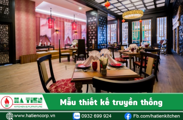 mẫu thiết kế nhà hàng sushi nhật truyền thống 