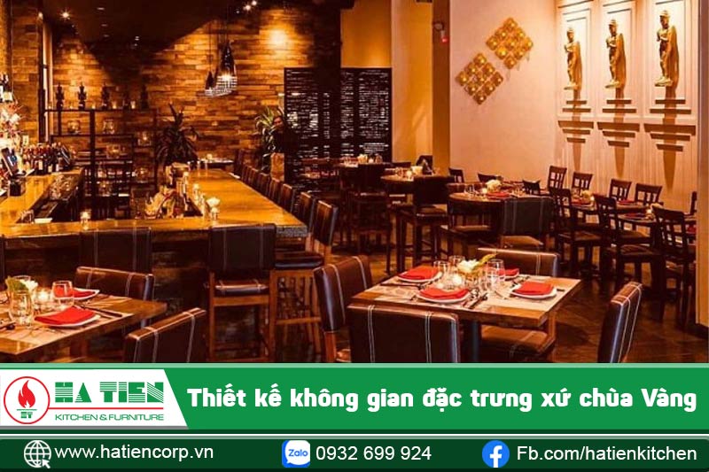 không gian nhà hàng Thái Lan
