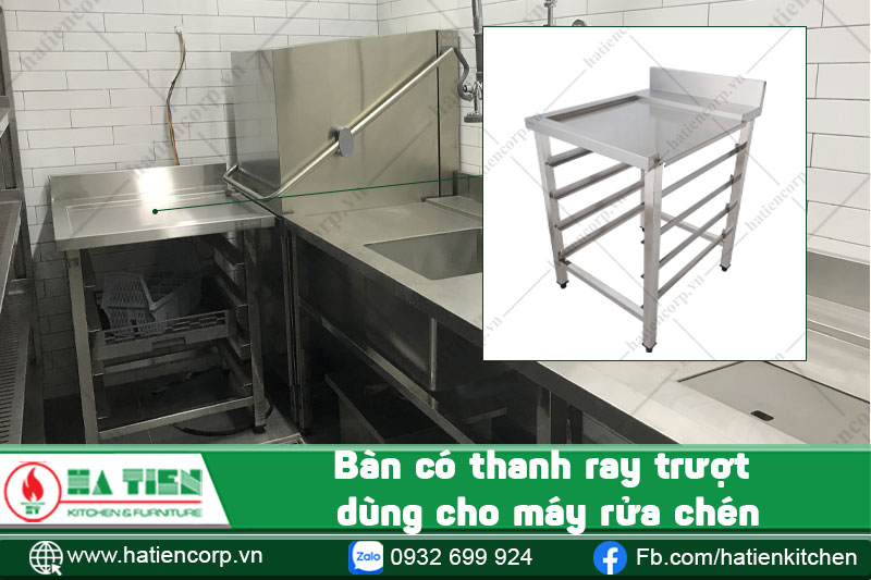 bàn có ray trượt