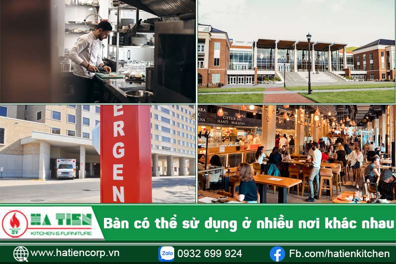 bàn có thể dùng ở nhiều vị trí