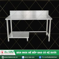 bàn inox để bếp gas