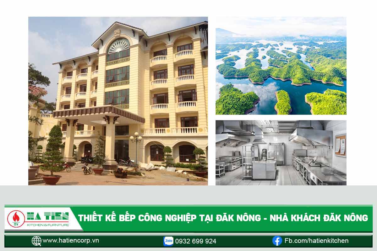 Thiết kế bếp công nghiệp tại Đăk Nông - Bếp Nhà khách Tỉnh uỷ Đăk Nông