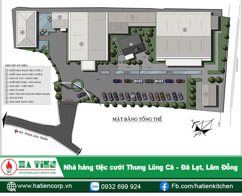 Nhà Hàng Sự Kiện - Tiệc Cưới Thung Lũng Cá. Địa chỉ 25/10 Phan Chu Trinh, Phường 9, TP. Đà Lạt, Tỉnh Lâm Đồng