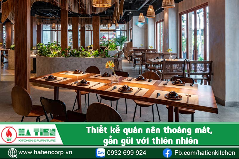 mở quán ăn chay thoáng mát, gần gũi