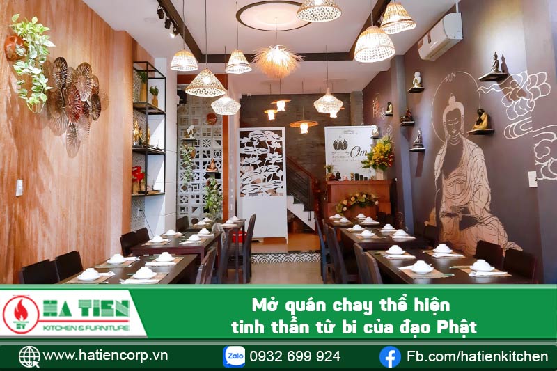 mở quán ăn chay thể hiện tình thần tư bi