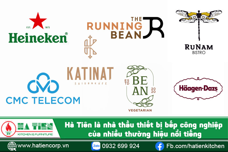 Hà Tiên là nhà thầu thiết bị bếp của nhiều thương hiệu nổi tiếng