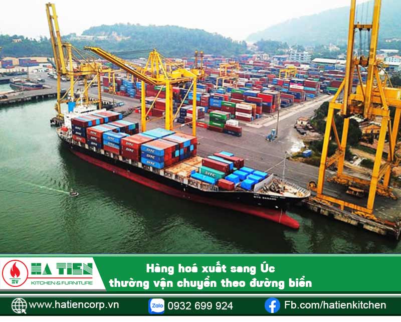 Có hai thành phố chính là Sydney và Melbourne và hầu hết hàng hoá nhập khẩu vào Úc đi qua cảng của hai thành phố này.