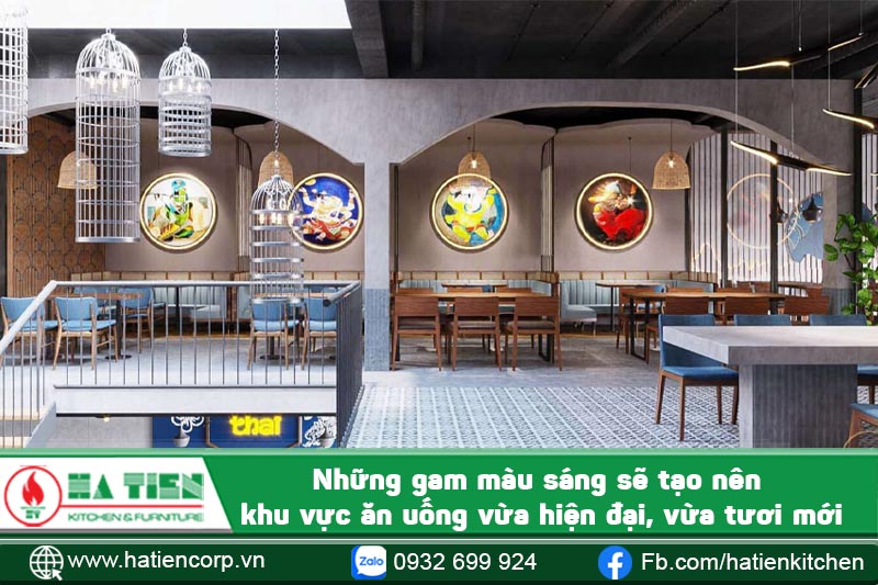 nên dùng các gam màu sáng