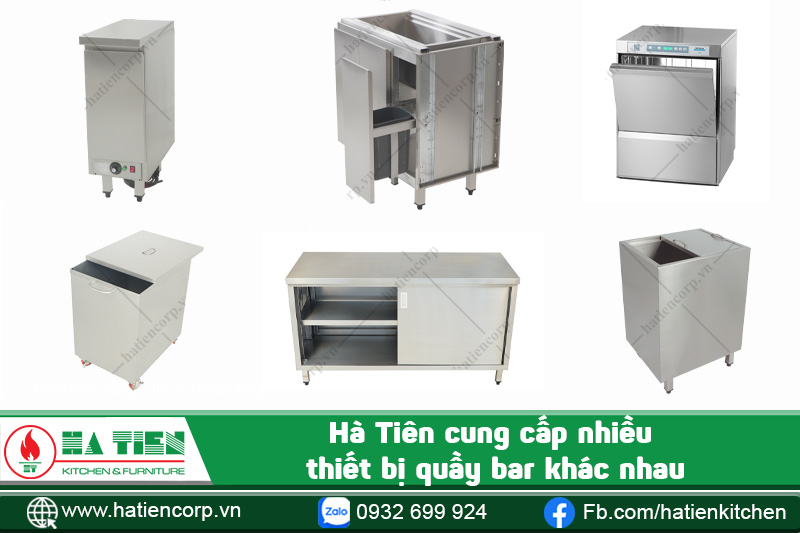 Hà Tiên cung cấp nhiều thiết bị quầy bar khác