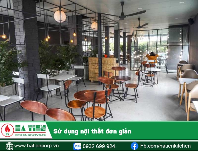 Thiết kế quán cafe góc phố nhỏ gọn
