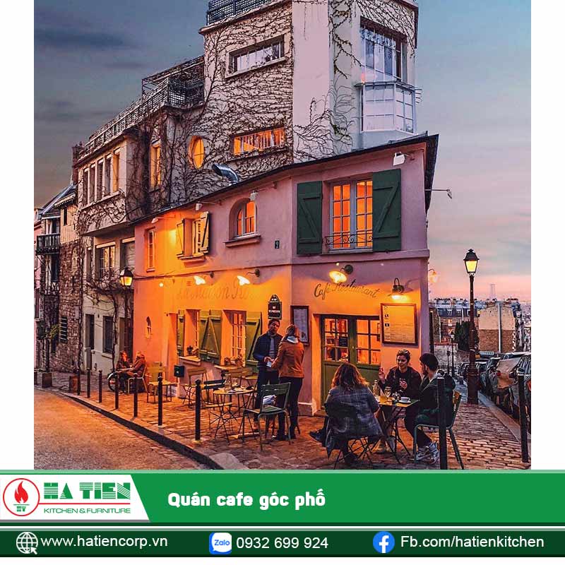 Mở quán cafe góc phố