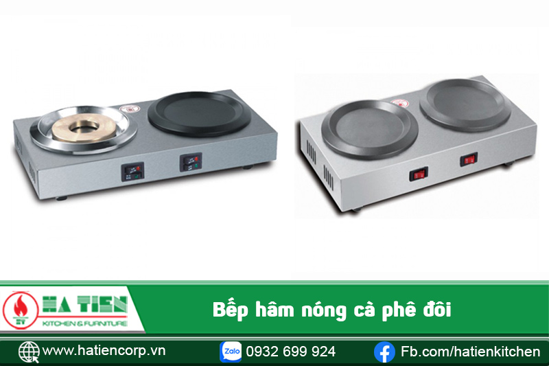 bếp hâm nóng cà phê đôi
