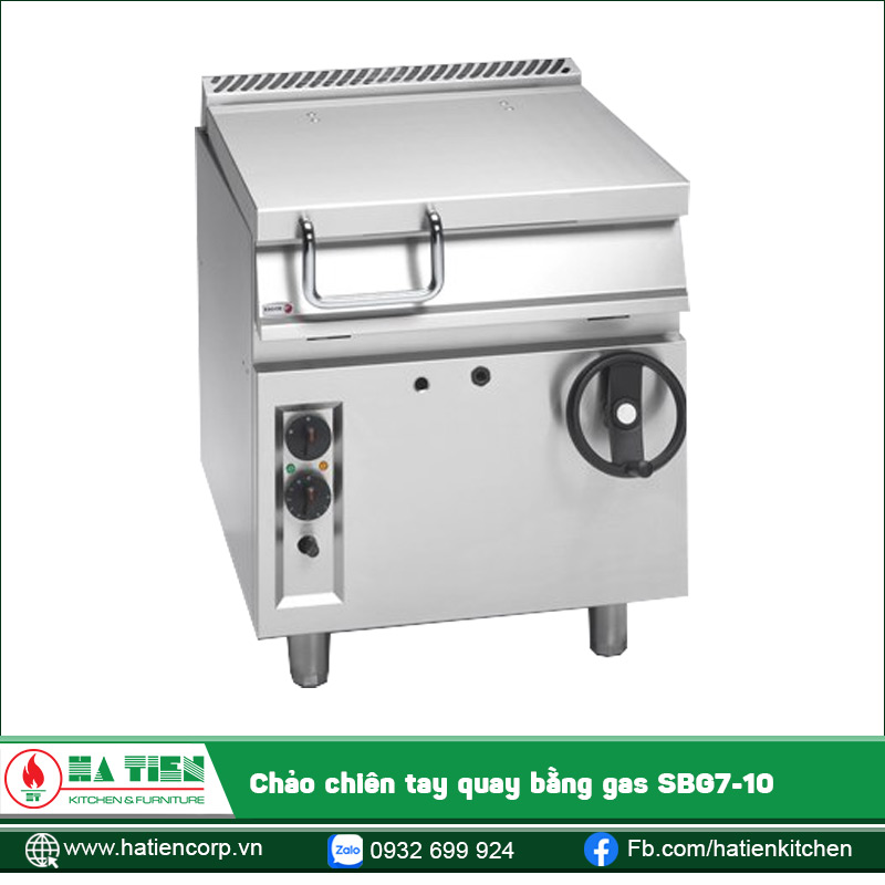 Chảo chiên tay quay bằng gas SBG7-10