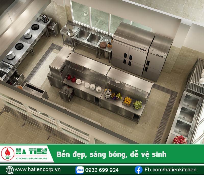 Bếp inox công nghiệp