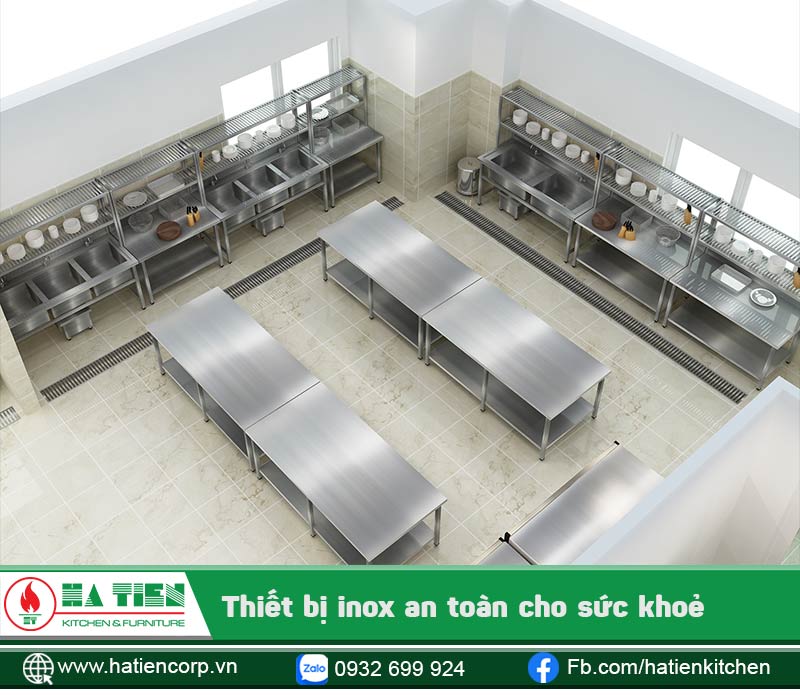 Bếp inox công nghiệp