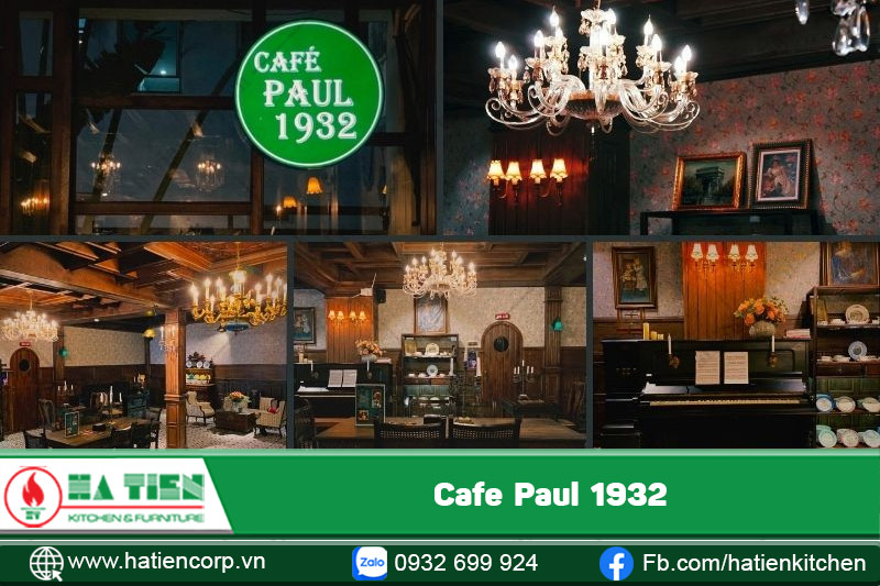 Góc sống ảo của quán cà phê quận 1 Cafe Paul 1932