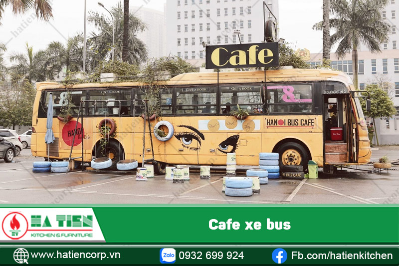 Mô hình quán cafe xe bus khá thịnh hành tại Châu Âu