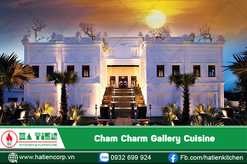 Không gian nhà hàng quận 7 Cham Charm Gallery Cuisine sang trọng