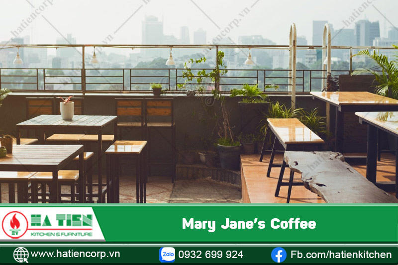 Quán cà phê quận 1 Mary Jane’s Coffee với thiết kế thoáng mát cực chill
