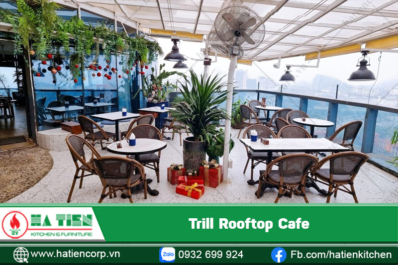 Đừng bỏ lỡ Trill Rooftop Cafe khi tìm quán cà phê đẹp ở Hà Nội