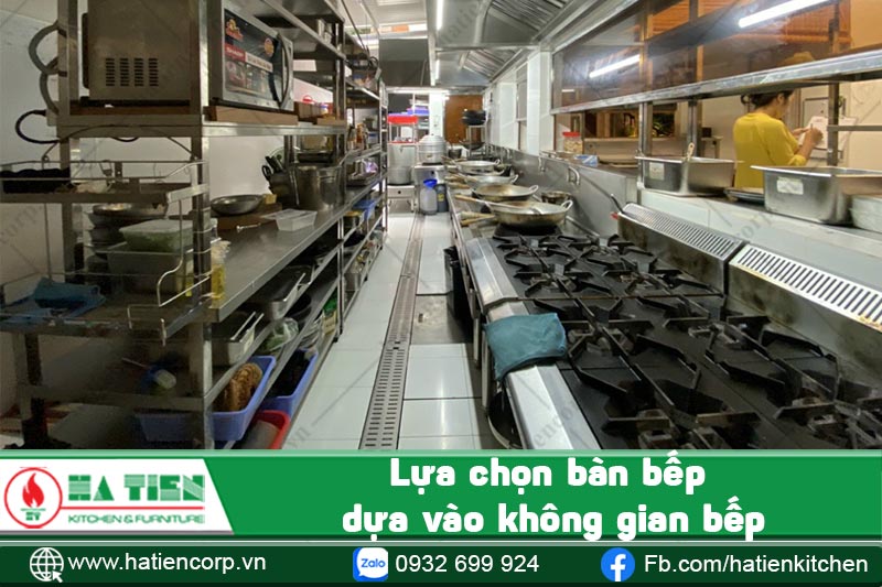 bàn bếp nhà hàng 3