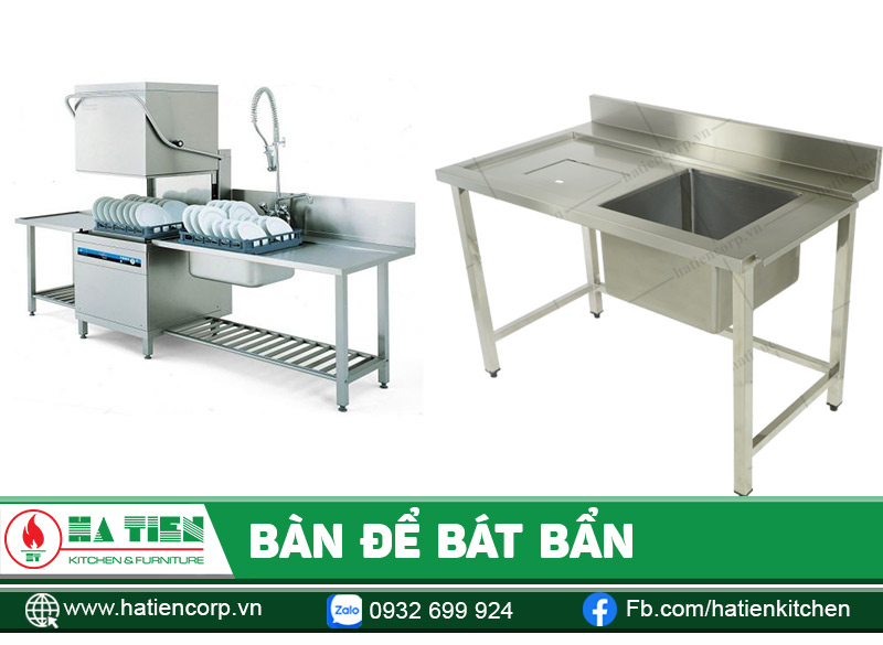 Bàn để bát bẩn