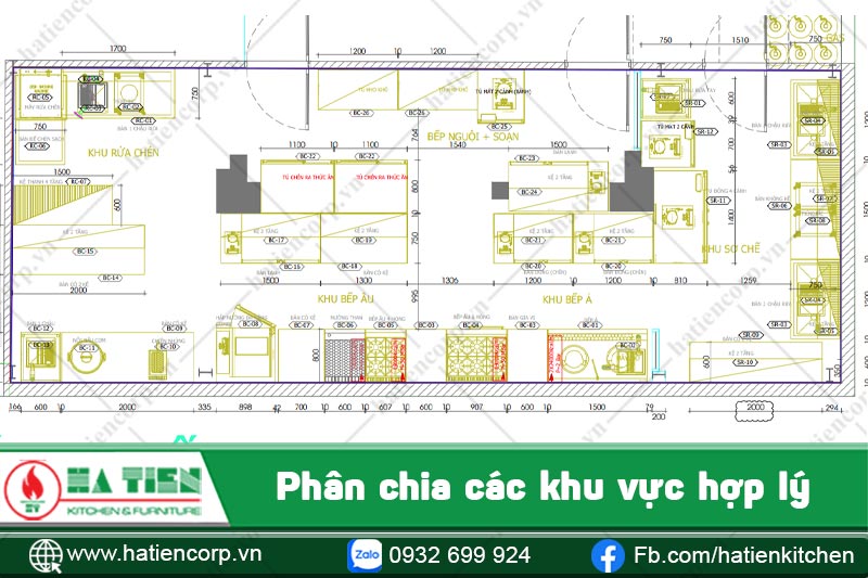 bếp ăn hiện đại 13