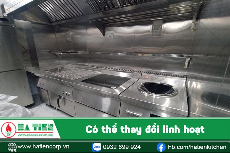 bếp inox nhà hàng 1