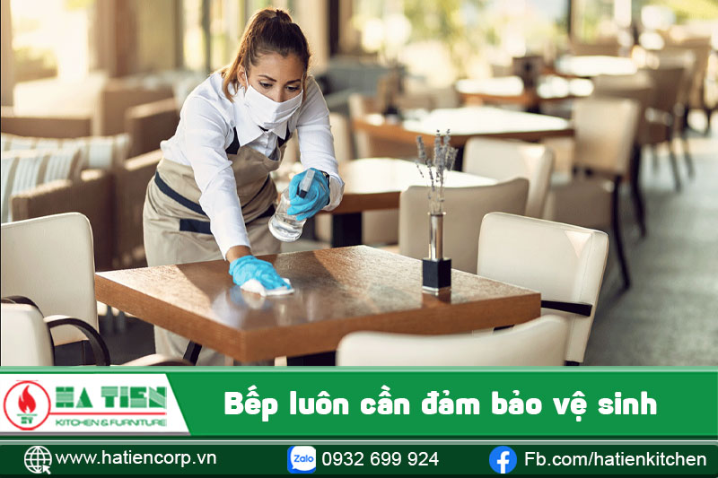 bếp mở nhà hàng 10