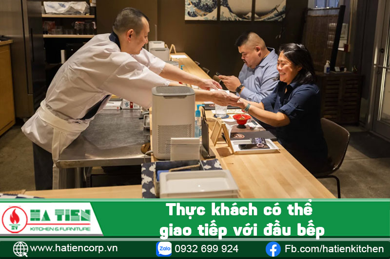 bếp mở nhà hàng 4