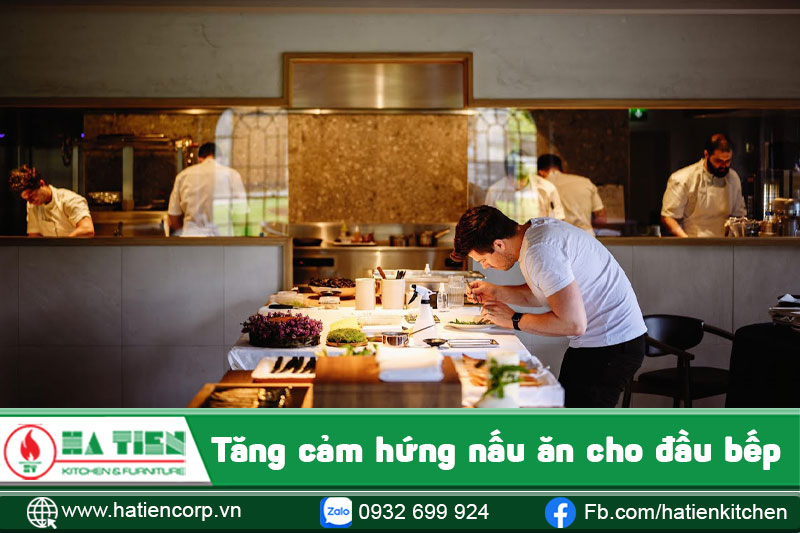 bếp mở nhà hàng 8
