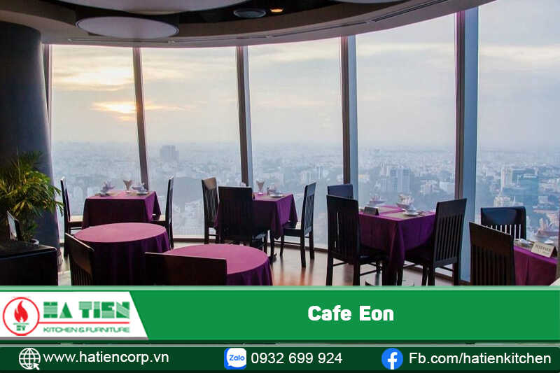 Cafe Eon rất thích khi được trên cao nhìn xuống ngắm nhìn thành phố về đêm