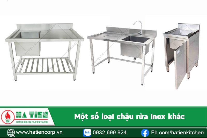 các loại chậu rửa inox khác