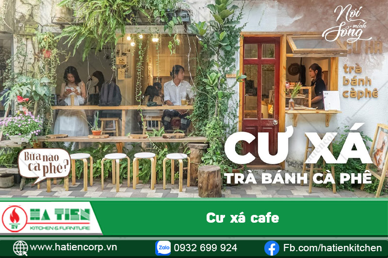 Cư xá cafe mang âm hưởng tuổi thơ