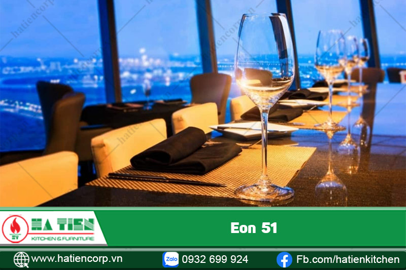 Món Âu trang trí tinh tế tại Eon 51