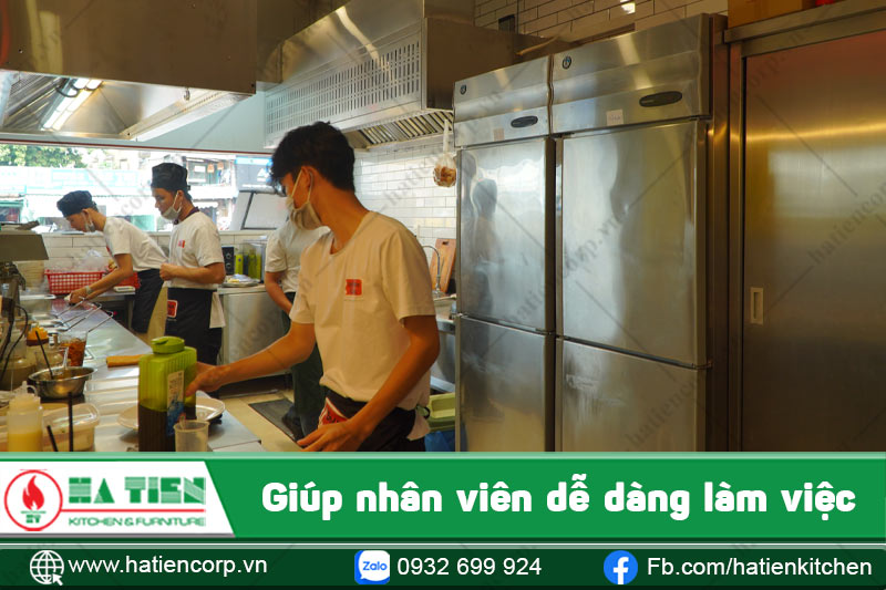 Không gian bếp nhà hàng 2