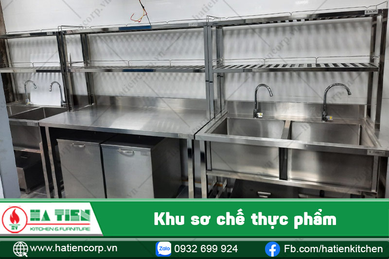 Không gian bếp nhà hàng 9