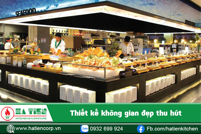 Thiết kế nhà hàng Buffet đẹp