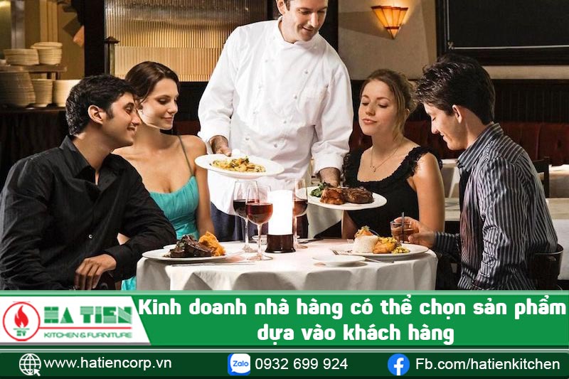 Có thể chọn sản phẩm dựa vào khách hàng