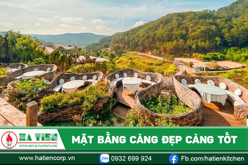 Mặt bằng càng đẹp càng tốt