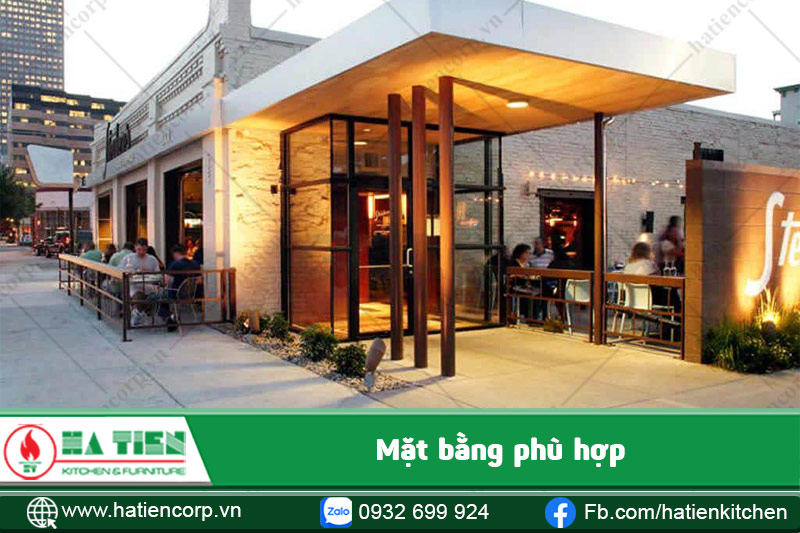 Chi phí thuê mặt bằng tùy thuộc vào vị trí bạn lựa chọn