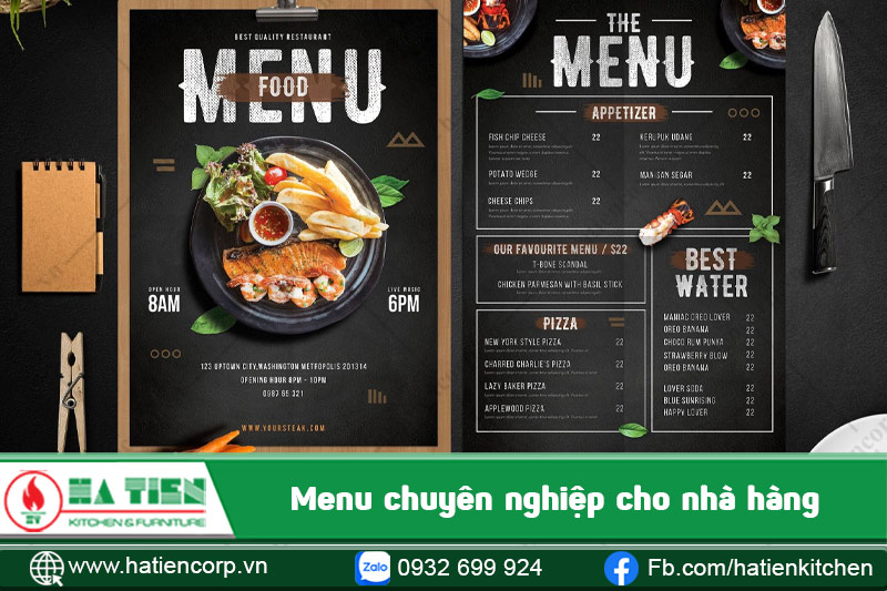 Việc lên thêm menu thực đơn ăn chay thể hiện sự chuyên nghiệp của nhà hàng