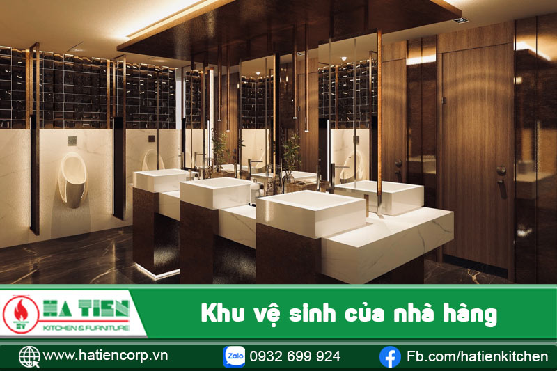 Khu vệ sinh của nhà hàng