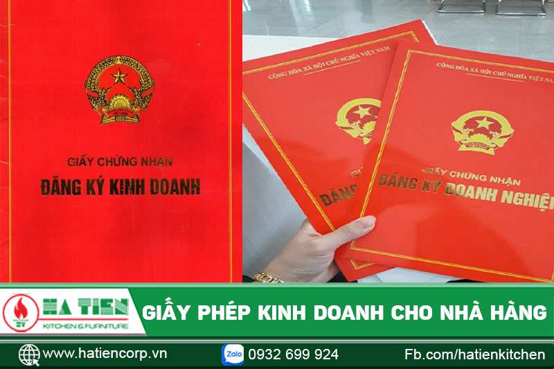 Giấy phép kinh doanh là thứ không thể thiếu để kinh doanh nhà hàng hợp pháp