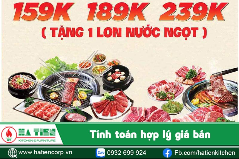 mở nhà hàng buffet 10 