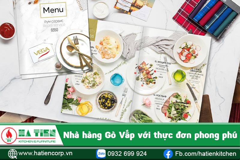 Nhà hàng Gò Vấp với thực đơn phong phú
