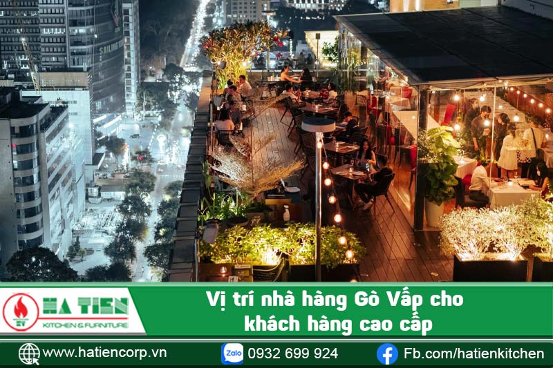 Vị trí nhà hàng Gò Vấp cho khách hàng cao cấp