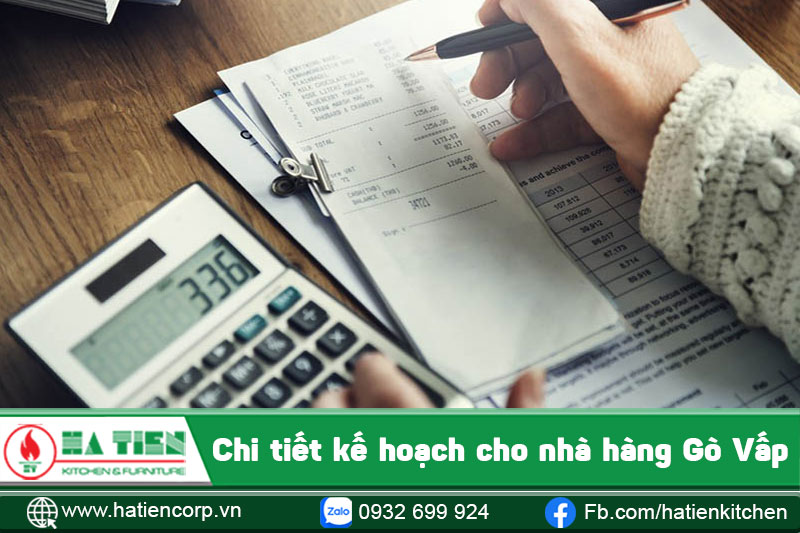 Chi tiết kế hoạch cho nhà hàng